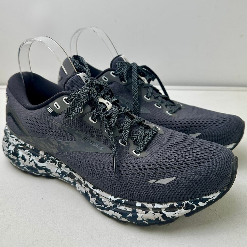 Brooks Ghost 15 Running Sneakers Ebony/Black/Oyster Women's Sz 11
